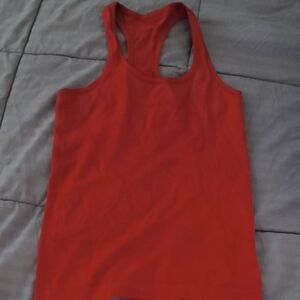 Red Sleeveless Women's Top